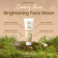 Rice Creamy Whitening Face Wash